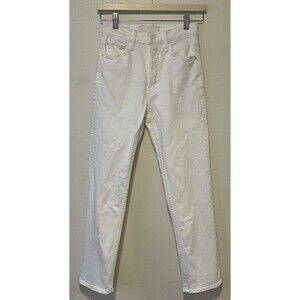 MOTHER Women's White Ankle & Cropped Jeans The Tomcat